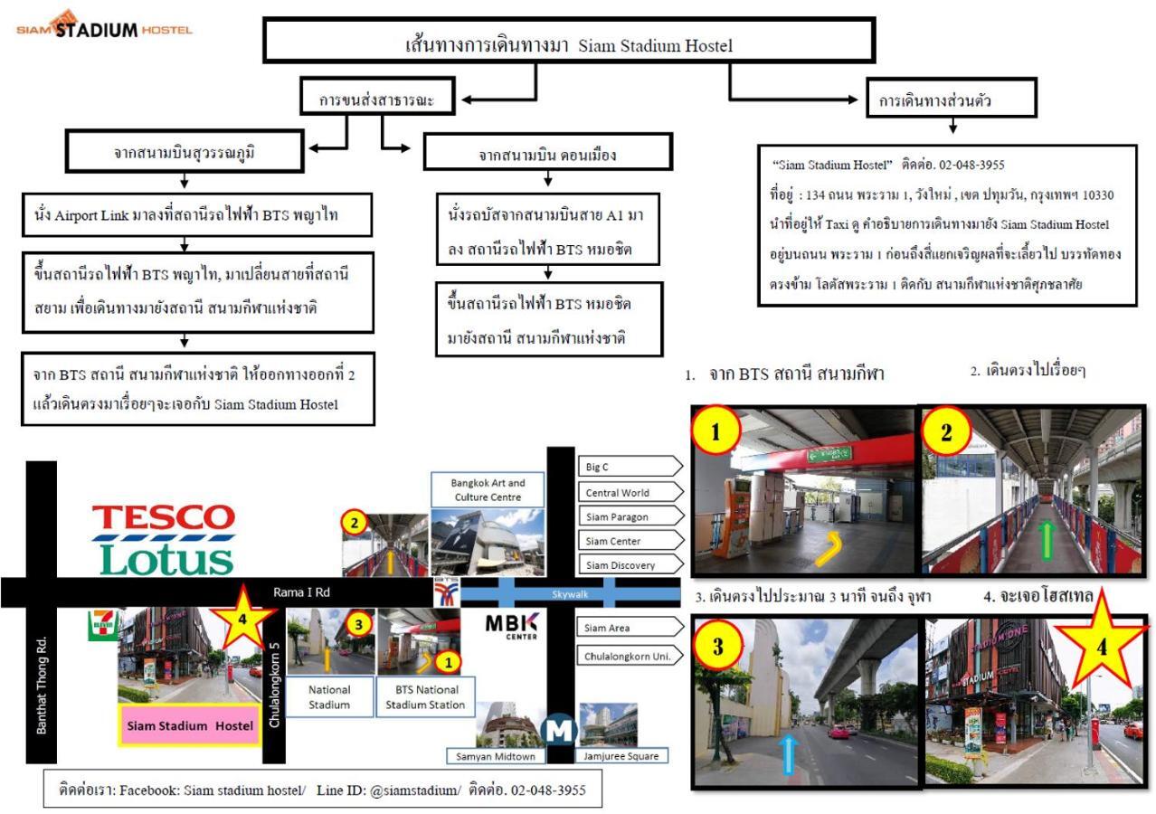 Siam Stadium Hostel Μπανγκόκ Εξωτερικό φωτογραφία